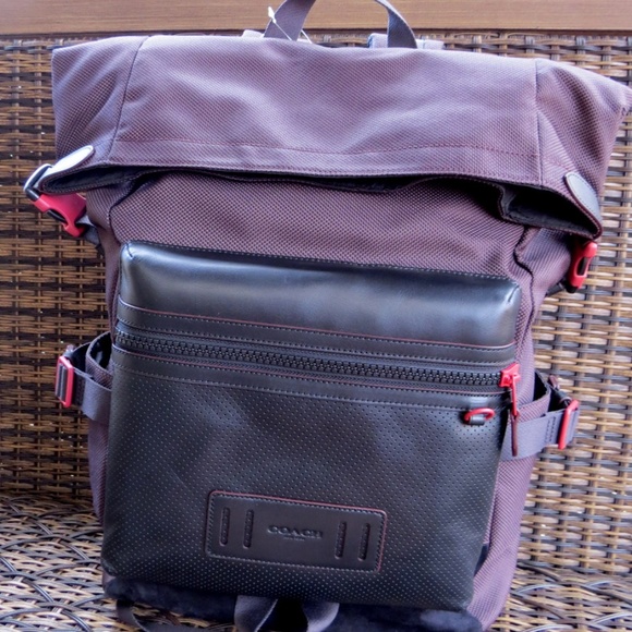 terrain roll top backpack coach